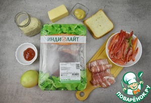 Рулет из индейки с беконом Рулет из индейки с беконом