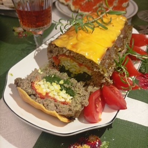 Рулет со шпинатом