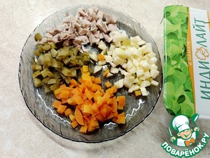 Салат "Кутузов" с индейкой