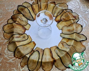 Салат с баклажанами и индейкой