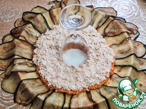 Салат с баклажанами и индейкой