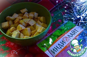 Салат с индейкой и хрустящими баклажанами Салат с индейкой и хрустящими баклажанами