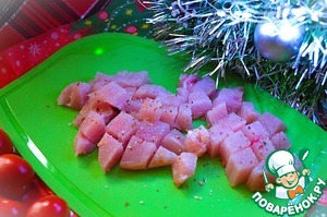 Салат с индейкой и хрустящими баклажанами Салат с индейкой и хрустящими баклажанами