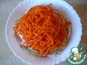 Салат с ветчиной и пекинской капустой