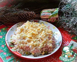 Салат "Снежные сугробы"