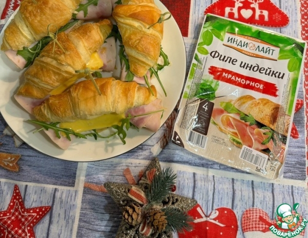 Сэндвич "Мечта" с ветчиной