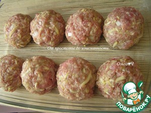 Шарики из индейки в томатном соусе