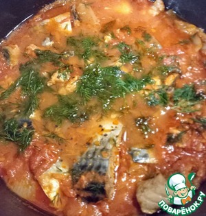 Скумбрия в томатном соусе Скумбрия в томатном соусе