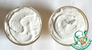 Творожно-кокосовый десерт с манго