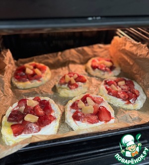 Творожные ватрушки на творожном тесте Творожные ватрушки на творожном тесте