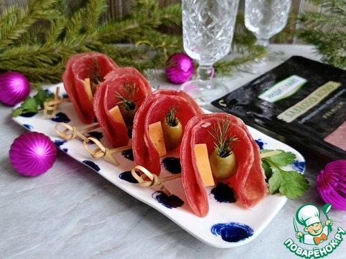 Закуска с сыровяленой индейкой Закуска с сыровяленой индейкой