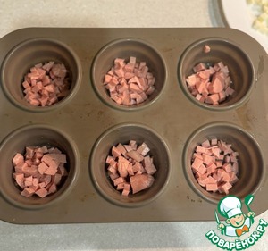 Закусочные маффины из яиц Закусочные маффины из яиц