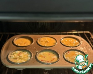 Закусочные маффины из яиц Закусочные маффины из яиц