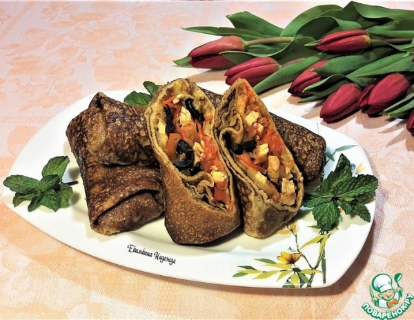 Мексиканские блины с острой начинкой