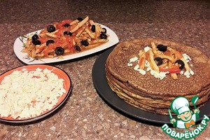 Мексиканские блины с острой начинкой