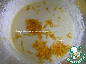 Творожный пирог с апельсином