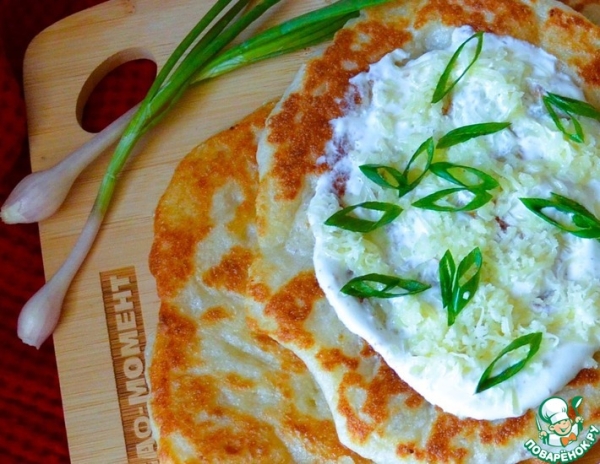 Венгерские лепёшки "Лангош"