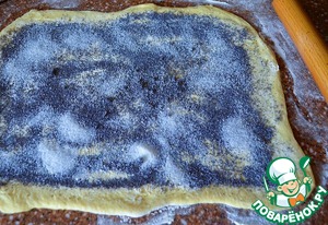 Маковые булочки под шоколадом