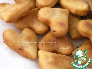 Пончики с брусникой