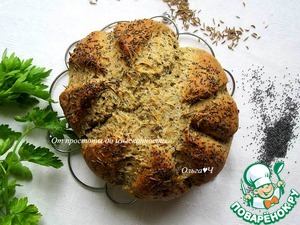 Быстрый хлеб с маком и тмином