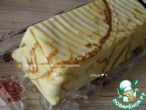 Блинный террин "Брусничная масленица"