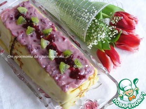 Блинный террин "Брусничная масленица"