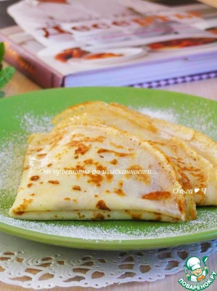 Универсальные тонкие блинчики