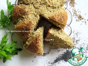 Быстрый хлеб с маком и тмином