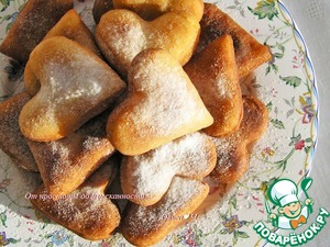 Пончики с брусникой