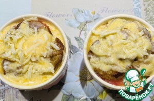 Кабачковая запеканка с куриным фаршем