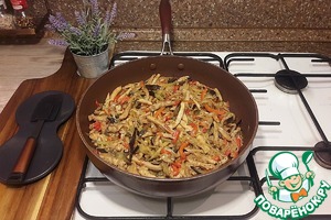 Курица с баклажанами к 14 февралю