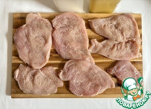 Куриный шницель из духовки