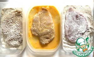 Куриный шницель из духовки