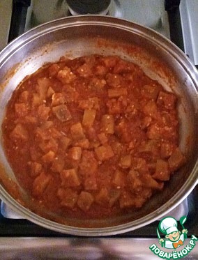 Ленивые пельмени в томатно-сметанном соусе