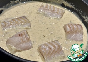 Треска. Филе в соусе