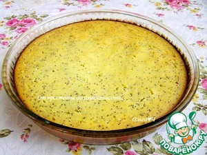 Творожная запеканка с маком