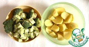 Запеканка из картофеля и брокколи