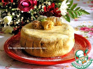 Блинный торт "Лимонно-шоколадный блюз"