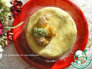 Блинный торт "Лимонно-шоколадный блюз"